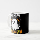 Trick or Treat Halloween Ghost Kaffeetasse (Vorderseite Links)