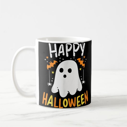 Trick or Treat Halloween Ghost Kaffeetasse (Links)