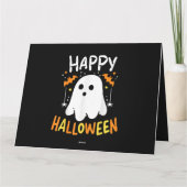 Trick or Treat Halloween Ghost Karte (Rückseite)