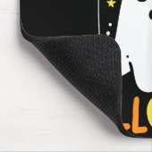 Trick or Treat Halloween Ghost Mousepad (Ecke)
