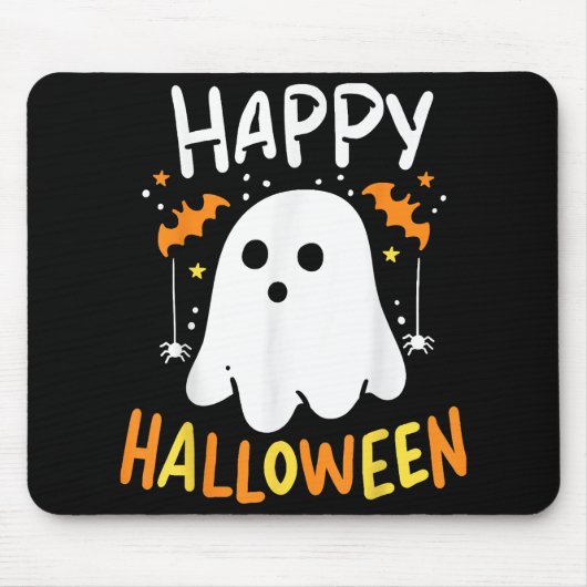 Trick or Treat Halloween Ghost Mousepad (Vorne)