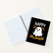 Trick or Treat Halloween Ghost Notizblock (Innenseite)