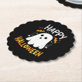 Trick or Treat Halloween Ghost Untersetzer (angewinkelt)