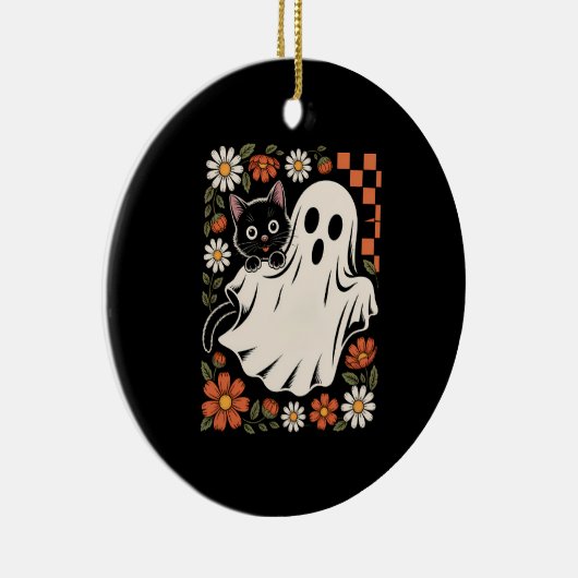 Trick or Treat Halloween Keramik Ornament (Rechts)