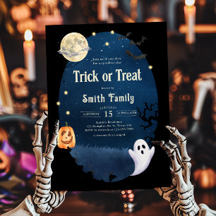 Trick or Treat Halloween-Party Einladung