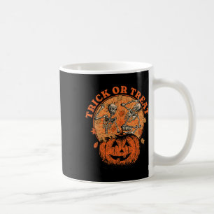 Trick or Treat - Halloween Pumpkin Skelett Kaffeetasse