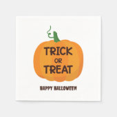 Trick or Treat Halloween Serviette (Vorderseite)