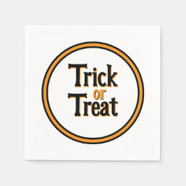 Trick or Treat Halloween Serviette