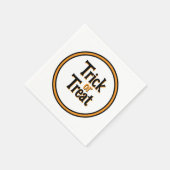 Trick or Treat Halloween Serviette (Ecke)