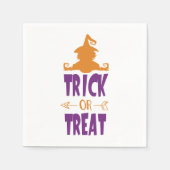 Trick or Treat Halloween Serviette (Vorderseite)