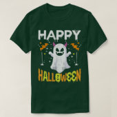 Trick or Treat Halloween Shirt Ghost Pumpkin Happy (Design vorne)