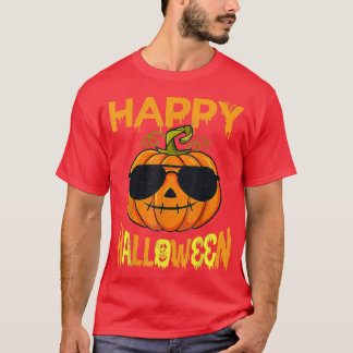 Trick or Treat Halloween Shirt, Pumpkin Happy Hall T-Shirt