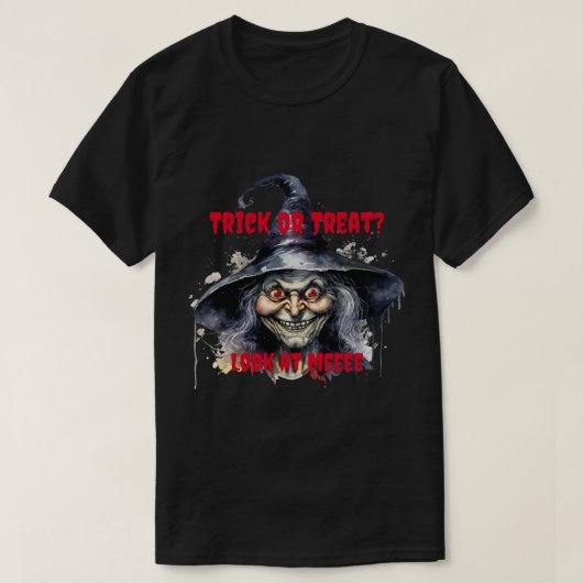 Trick or Treat - Halloween T-Shirt (Design vorne)