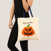 Trick or Treat Halloween Tote Bag Tragetasche (Vorderseite (Produkt))