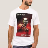 Trick or Treat. Happy Halloween. Devil T-Shirt (Vorderseite)