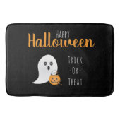 Trick or Treat Happy Halloween Ghost Spooky Badematte (Vorderseite)