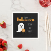 Trick or Treat Happy Halloween Ghost Spooky Serviette (Beispiel)