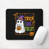 Trick Or Treat Happy Halloween Pumpkin Ghost Boy G Mousepad (Mit Mouse)