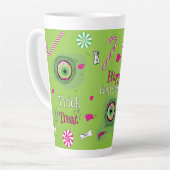 Trick or Treat Happy Halloween Sweet Death + Candy Milchtasse (Linke Ecke)