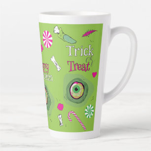 Trick or Treat Happy Halloween Sweet Death + Candy Milchtasse