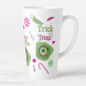 Trick or Treat Happy Halloween Sweet Death + Candy Milchtasse (Rechts)