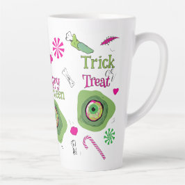 Trick or Treat Happy Halloween Sweet Death + Candy Milchtasse