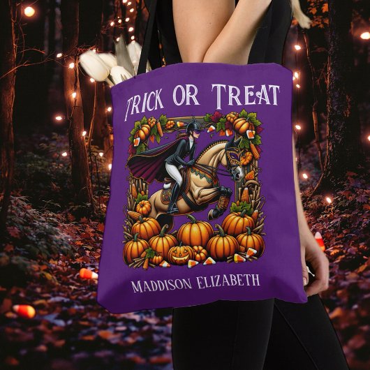 Trick or Treat Horse Tote Tasche