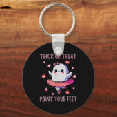 Trick Or Treat Int Your Feet Halloween Ghost Dance Schlüsselanhänger (Vorderseite)
