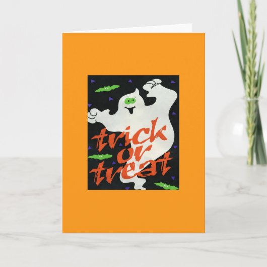 Trick or Treat Karte (Vorderseite)