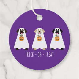 Trick or Treat Labrador Retriever Ghost Hunde Geschenkanhänger