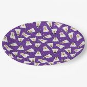 Trick or Treat Labrador Retriever Ghost Hunde Pappteller (Schrägansicht)