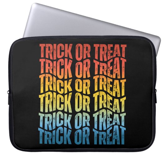 TRICK OR TREAT LAPTOPSCHUTZHÜLLE (Vorderseite)