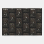 Trick or Treat. Man dressed as skeleton Geschenkpapier Set (Vorderseite 2)