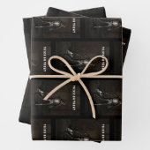 Trick or Treat. Man dressed as skeleton Geschenkpapier Set (Beispiel)