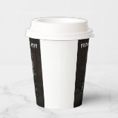 Trick or Treat. Man dressed as skeleton Pappbecher (Rechts)