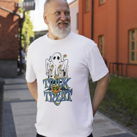 Trick or Treat Men Halloween T - Shirt