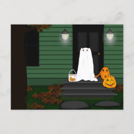 Trick or Treat Oliver the Otter! Postkarte