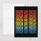TRICK OR TREAT POSTKARTE (Vorne/Hinten)