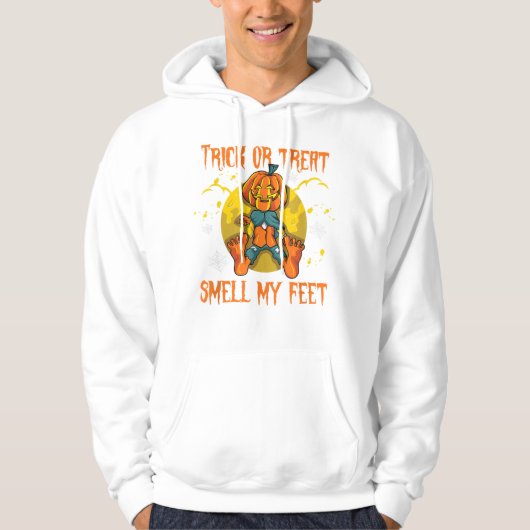 Trick or Treat Pumpkin Geschenk Funny Halloween Hoodie (Vorderseite)