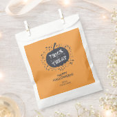 Trick or Treat Pumpkin Halloween Gefälligkeitsags Geschenktütchen (Ausgeschnitten)