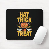 Trick Or Treat Pumpkin Halloween Ice Hockey Mousepad (Mit Mouse)