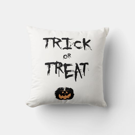 Trick or treat pumpkin kissen (Vorderseite)