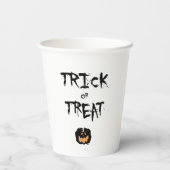 Trick or treat pumpkin pappbecher (Rückseite)