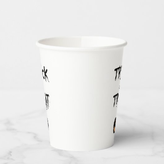 Trick or treat pumpkin pappbecher (Links)