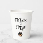 Trick or treat pumpkin pappbecher (Vorderseite)