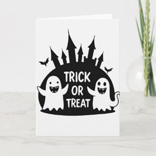 Trick Or Treat Schloss Karte