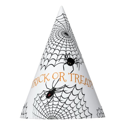 Trick or Treat Spiders ID214 Partyhütchen (Vorderseite)