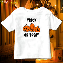 Trick or Treat Spooky Pumpkins Halloween Kleinkind T-shirt