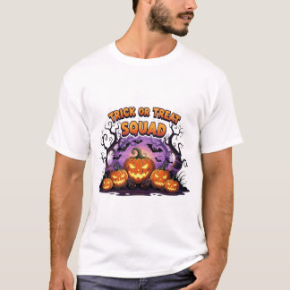 Trick or Treat Squad – Lustige leuchtende Hallowee T-Shirt
