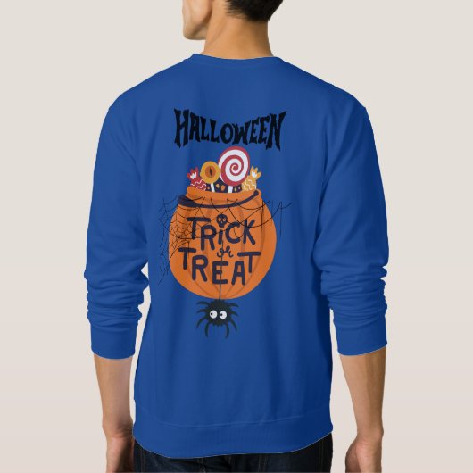 Trick Or Treat Style Sweatshirt – Halloween Vibes (Rückseite)
